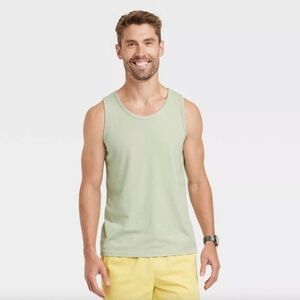 Goodfellow & Co Green Men's Tank Top